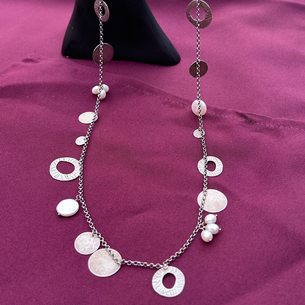 N2197 Silpada Pearl of a Girl Necklace